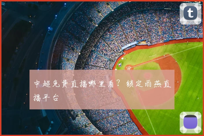 中超免费直播哪里看?锁定雨燕直播平台